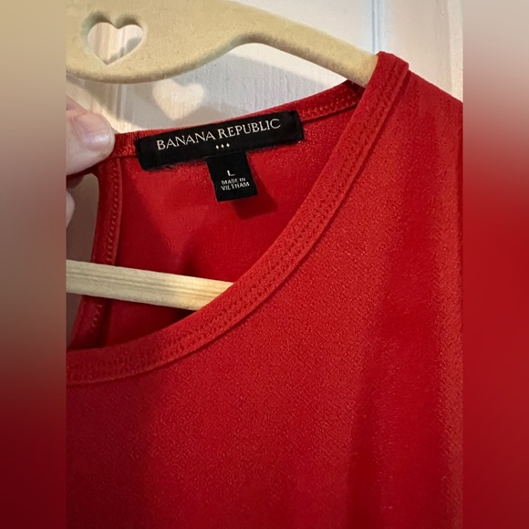 💙 4 for $40 💙 Banana Republic criss cross back Burnt Orange Sleeveless Dress - Picture 7 of 11